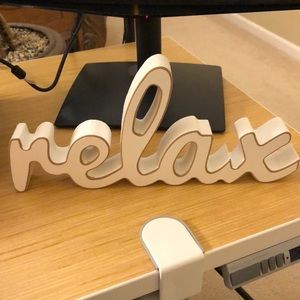 Relax Wood Design Art for office, home or spa